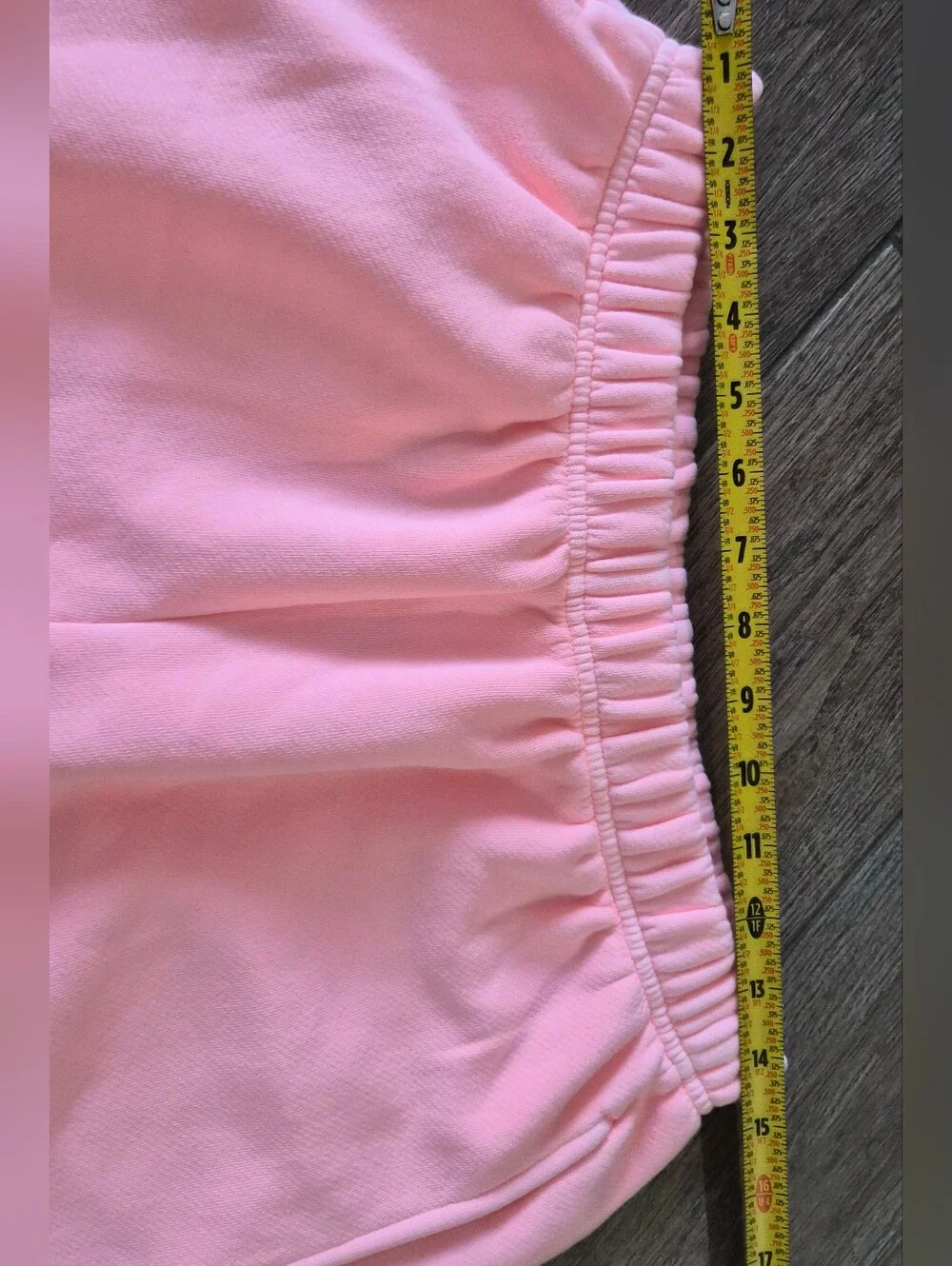 NWT J. Crew Heritage Fleece Salmon Pink Cotton Blend Lounge Sweat Shorts Size S